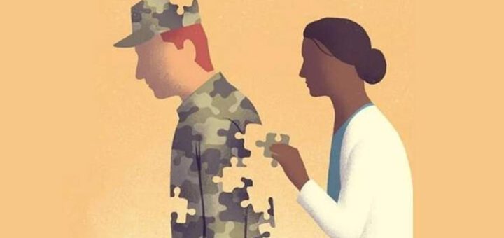 медсестра по пазлах збирає військового