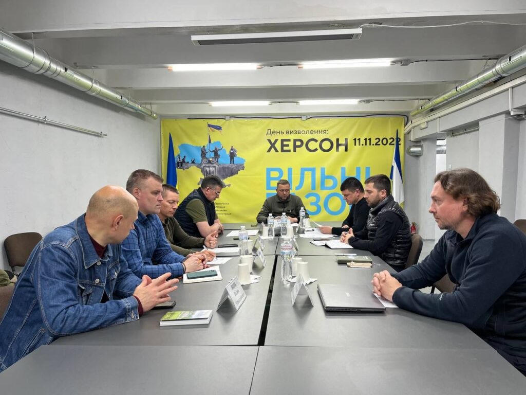 Нарада під головуванням першого заступника начальника Херсонської ОВА Дмитра Бутрія