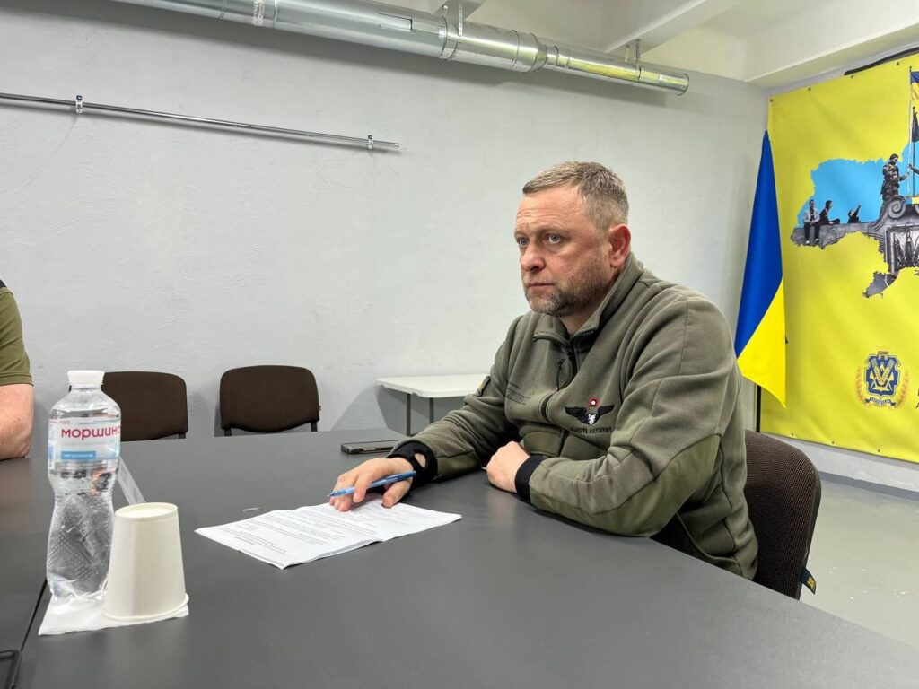 Перший заступник начальника Херсонської ОВА Дмитра Бутрія головує на засіданні робочої групи "Прозорість і тідзвітність"