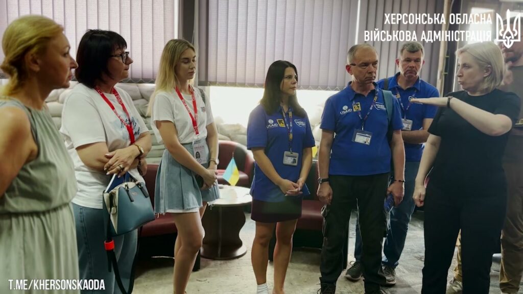 І.Верещук відвідала хаб для Херсонців