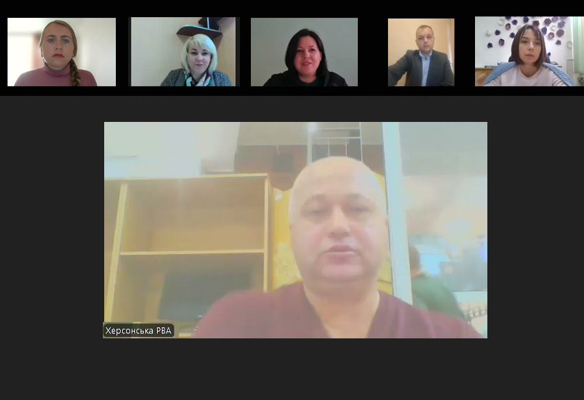 Михайло Жадан виступає на засідання комісії з відбору кандидатів на посаду фахівця із супроводу ветеранів та демобілізованих осіб при ХРД(В)А