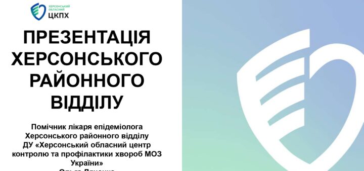 ПРЕЗЕНТАЦІЯ ХЕРСОНСЬКОГО РАЙОННОГО ВІДДІЛУ