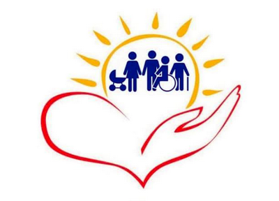 "Ілюстрація зображає стилізовані фігурки людей, які взаємодіють між собою, символізуючи консультації та обмін інформацією. Це відображення соціальної підтримки та інформаційного обміну в громаді.