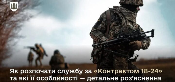 Як розпочати службу за «Контрактом 18-24»?