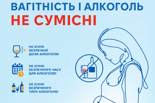 ВАГІТНІСТЬ І АЛКОГОЛЬ НЕ СУМІСНІ