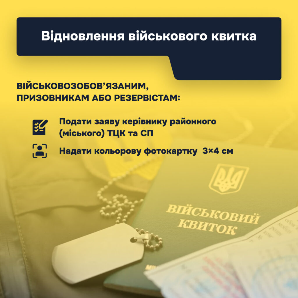 Відновлення втрачених документів внаслідок бойових дій