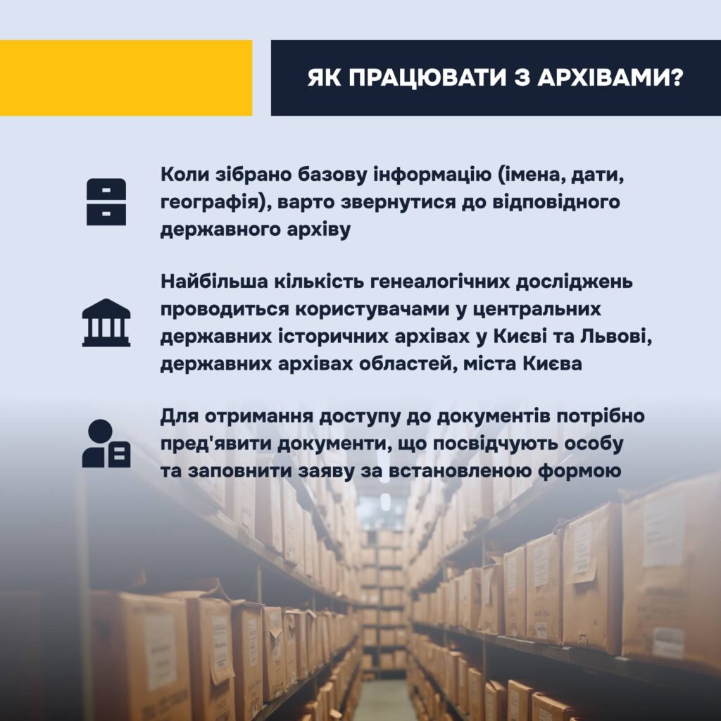 Як в українських архівах можна дізнатись про свій родовід