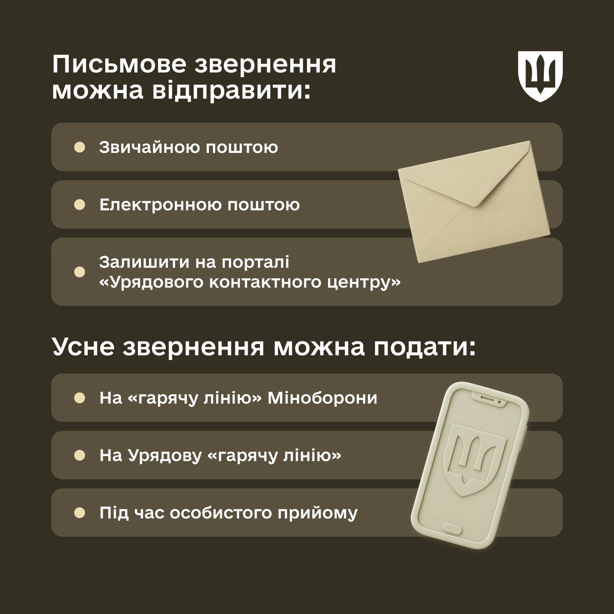 Як громадянам звернутися до Міністерства оборони: алгоритм та поради