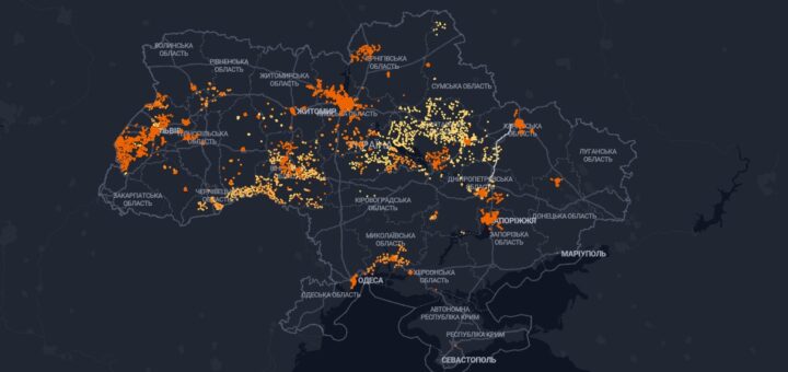 128 провайдерів, 96 000 адрес і захист від блекаутів — інтернет без світла на мапі ЛУН і Мінцифри