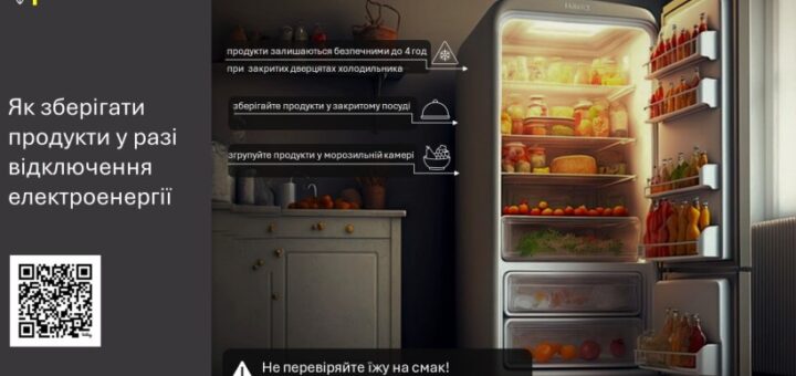 Як зберігати продукти у разі відключення електроенергії