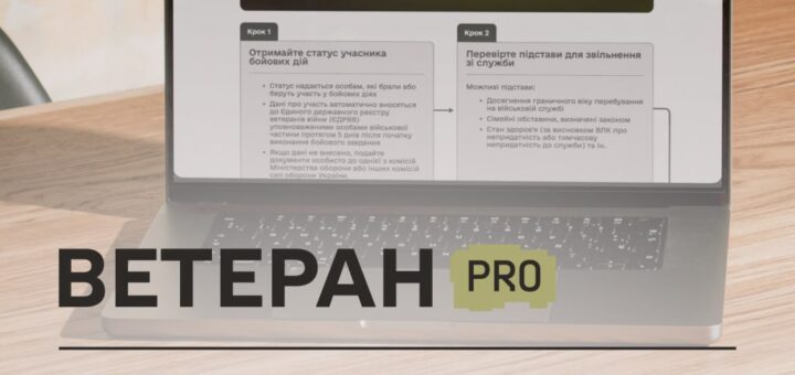 Ветеран PRO: Єдина цифрова платформа для ветеранів, ветеранок та їхніх сімей