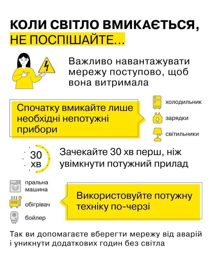 Шановні споживачі електроенергії!