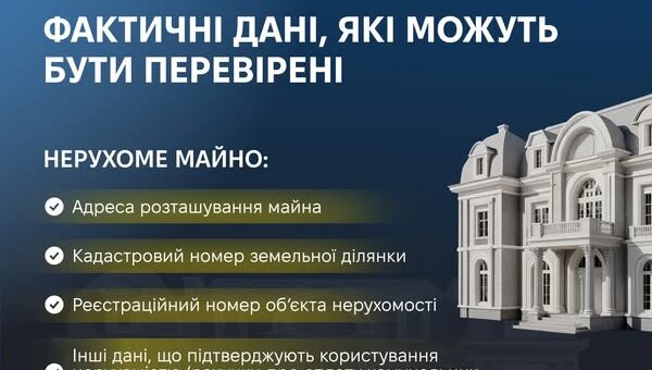 Фактичні дані у повідомленнях про корупцію: що необхідно для перевірки НАЗК