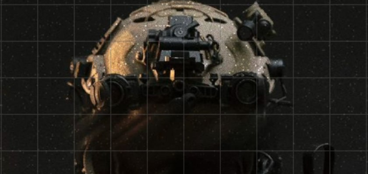 Військовий у тактичному спорядженні з приладом нічного бачення, на постері текст про спецпідрозділ Тимура